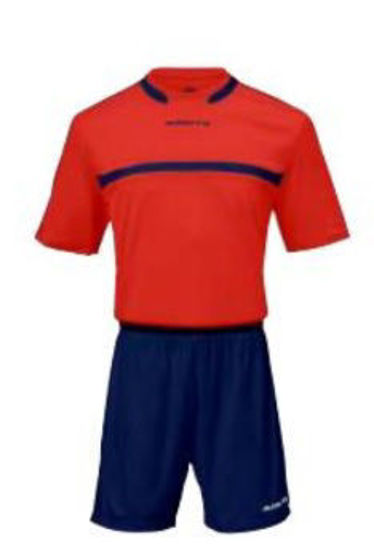 Afbeeldingen van MASITA Sportshirt LM Brasil rood/navy (1614-5022) - SALE